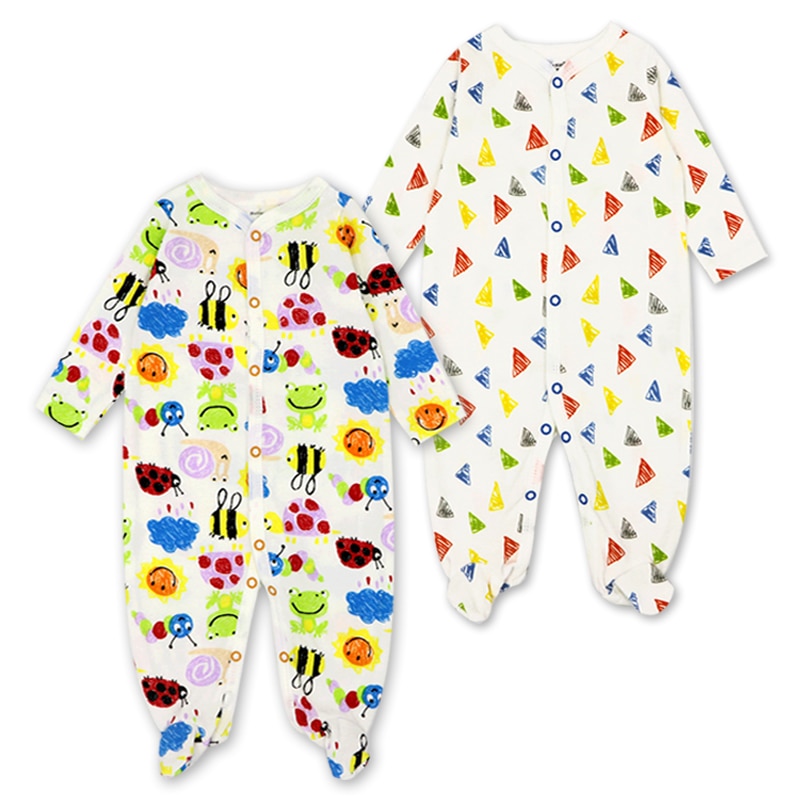 Newborn Baby Cotton Jumpsuits 2 pcs Set Newborn Baby Cotton Jumpsuits 2 pcs Set
