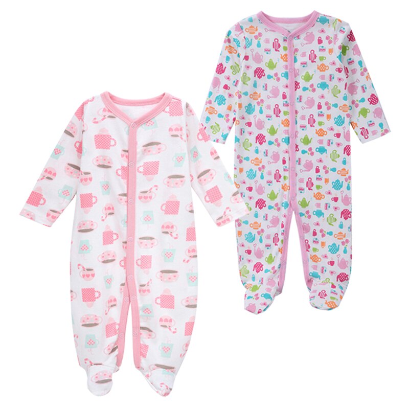 Newborn Baby Cotton Jumpsuits 2 pcs Set Newborn Baby Cotton Jumpsuits 2 pcs Set