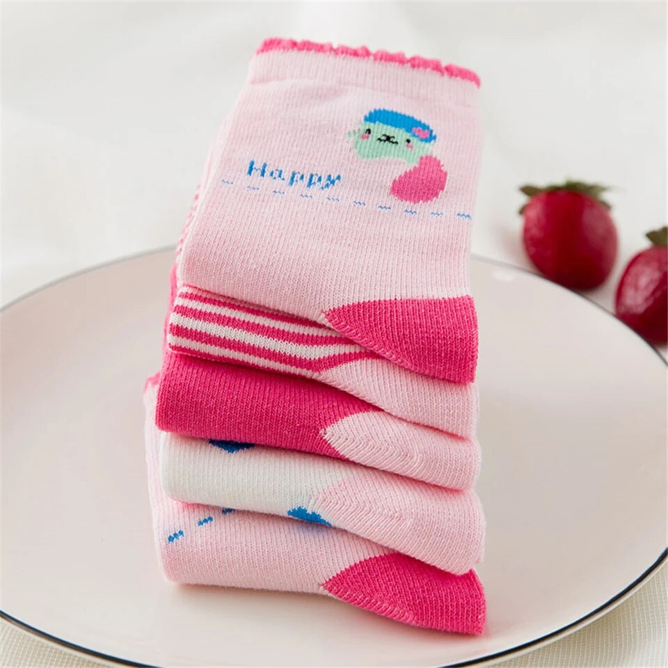 Knitted Cotton Soft Baby Socks Knitted Cotton Soft Baby Socks