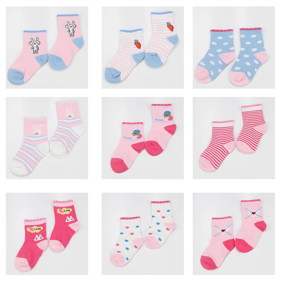 Knitted Cotton Soft Baby Socks Knitted Cotton Soft Baby Socks